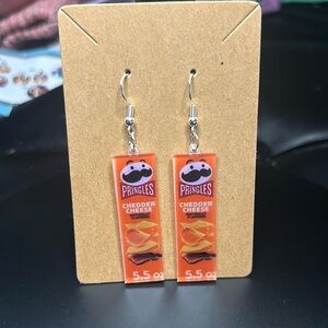 B2G2 Cheddar Cheese Pringle Earrings